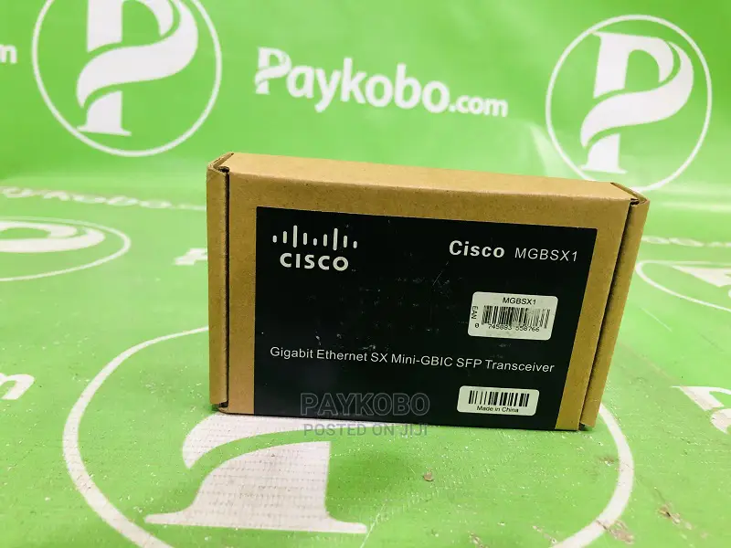 Cisco MGBSX1 SFP Transceiver, Gigabit Ethernet (Gbe)