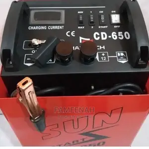 Heavy Duty Car Battery Charger 12v/24vportable Booster 
650a