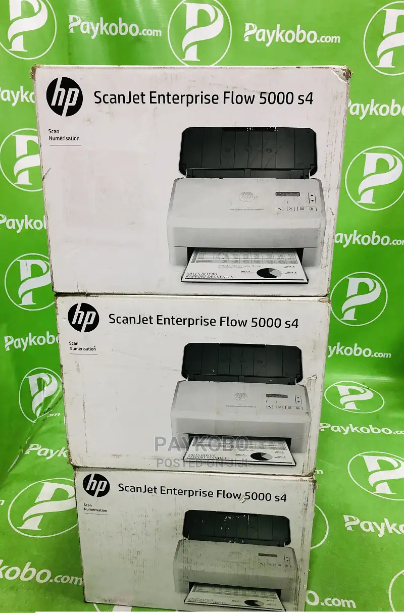 Hp Scanjet 5000 S4 L2755a Sheet Feed Document Scanner