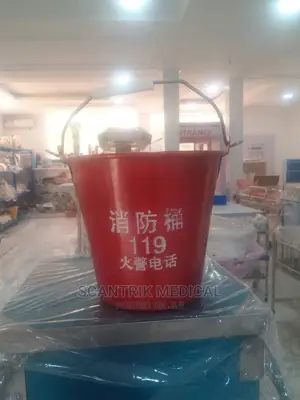 Red Color Emergency Fire Bucket