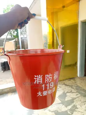 Strong Metal Fire Bucket
