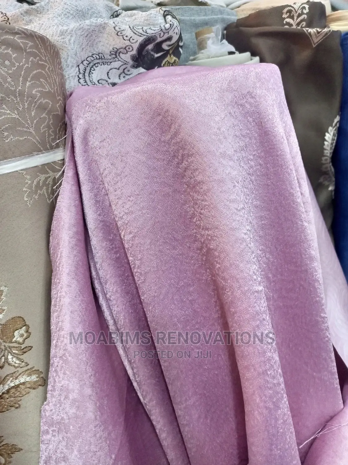 Quality Pink Curtain Fabrics For