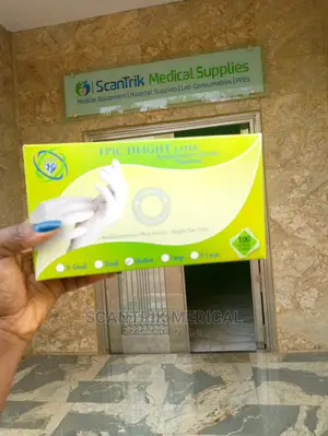 Protective Nitrile Examination Gloves Are Latex