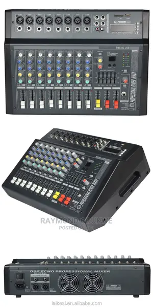 Professional 8 Channels Active Powered Mixer
