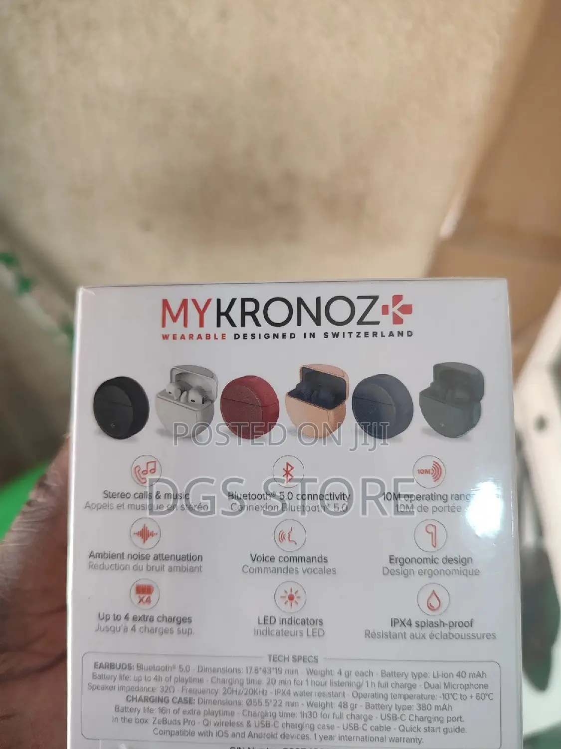 My Kronoz Zebuds Pro Bluetooth Earbuds