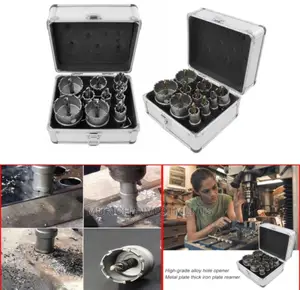 10pcs/Set 16-53mm TCT Hole Saw Drill Bit Sets Alloy Carbide