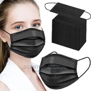 Layer Comfortable Breathable Black Face Mask