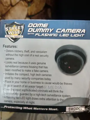 Dummy CCTV Camera With Flashing Led Light