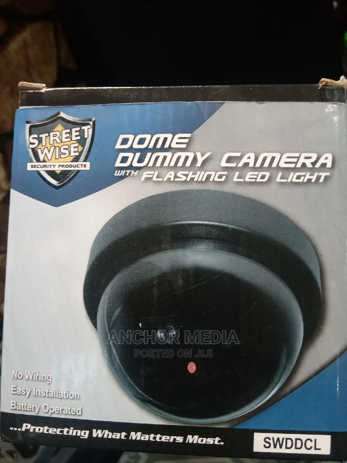 Dummy CCTV Camera With Flashing Led Light