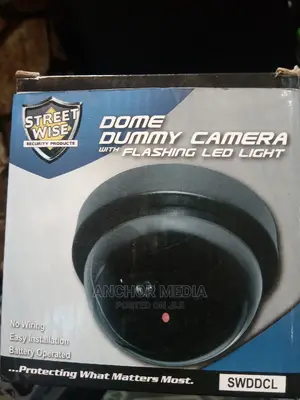 Dummy CCTV Camera With Flashing Led Light