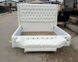 Quality Leather Padded Upholstery Bedframe