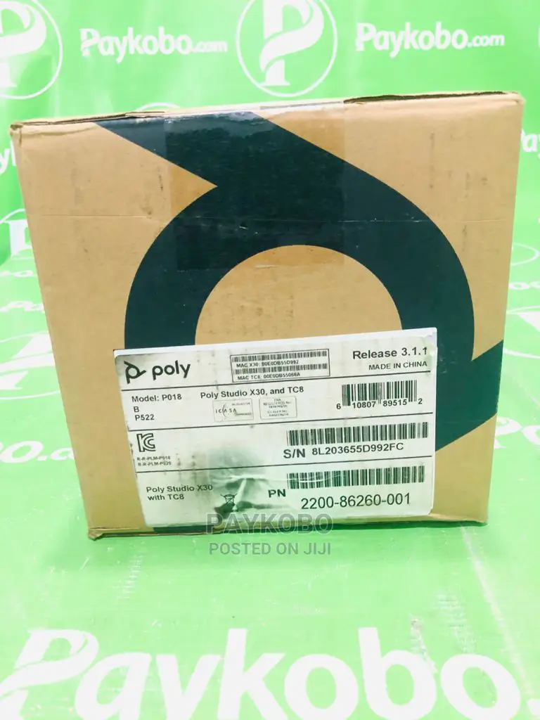 Poly Studio X30 and Tc8 Video Conferencing Solution