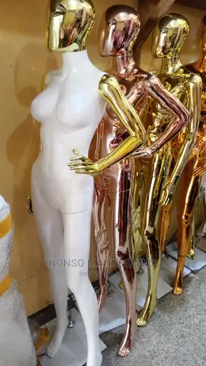 Luxury Size 8 Chrome Female Mannequins