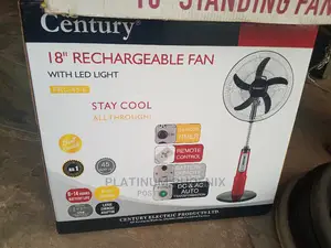 18" Century Rechargeable Standing Fan