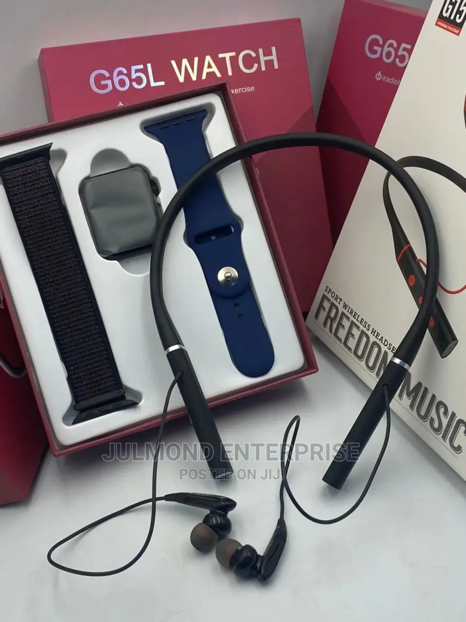 Smart Wristwatch With Bluetooth Hear Piece