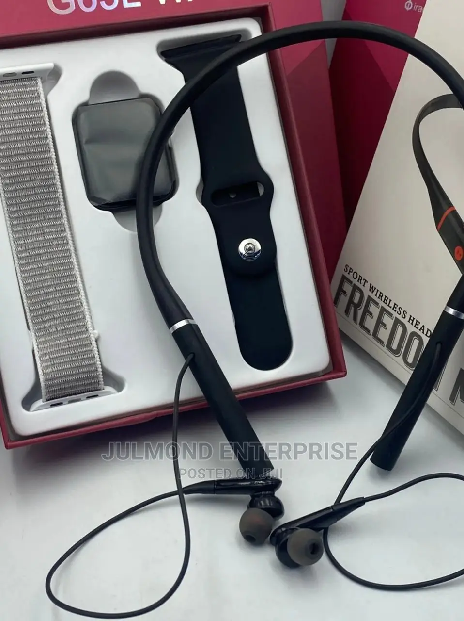 Smart Wristwatch With Bluetooth Hear Piece