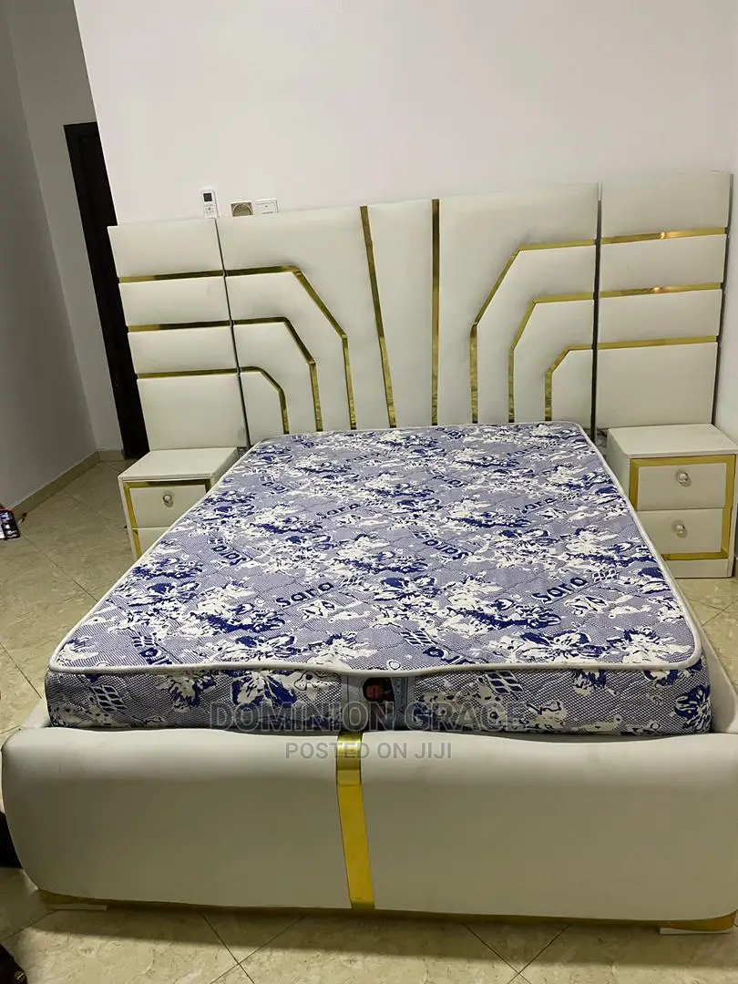 Quality Leather Padded Upholstery Bedframe