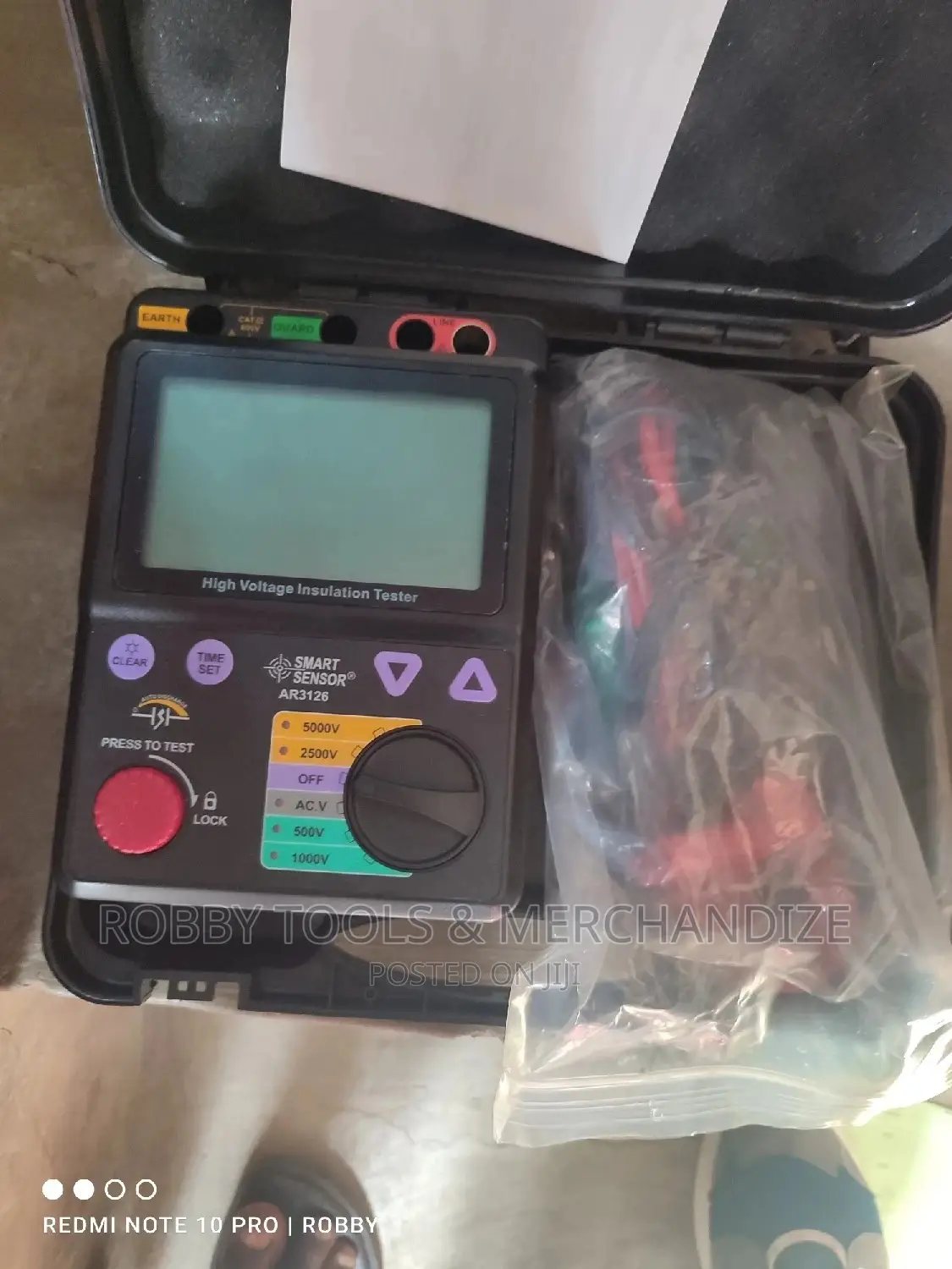 Smart Sensor AR3126 High Voltage Insulation Tester 5000V