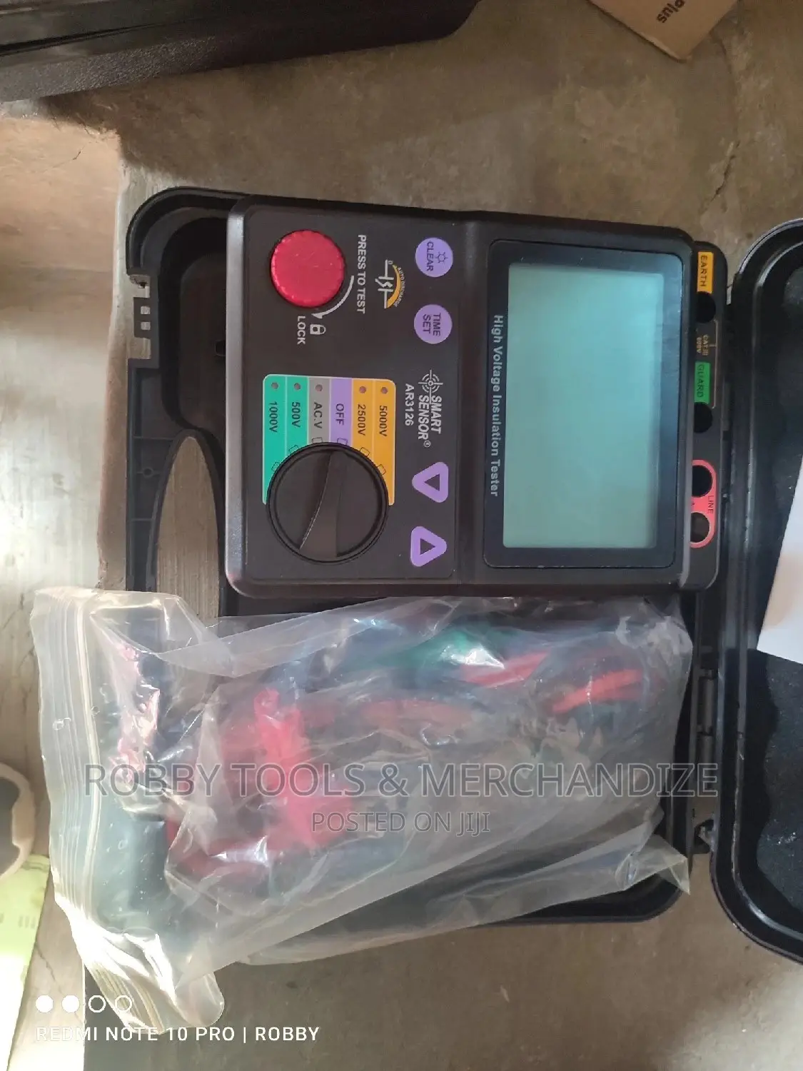 Smart Sensor AR3126 High Voltage Insulation Tester 5000V
