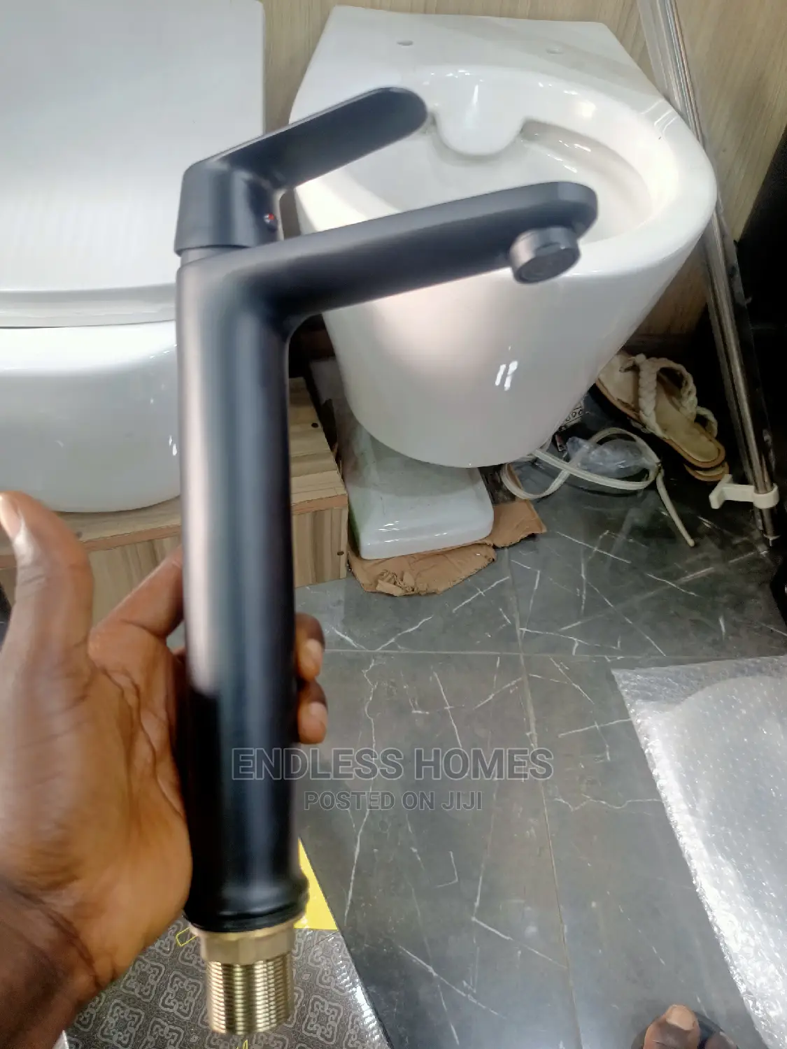 Black Basin Mixer Tap