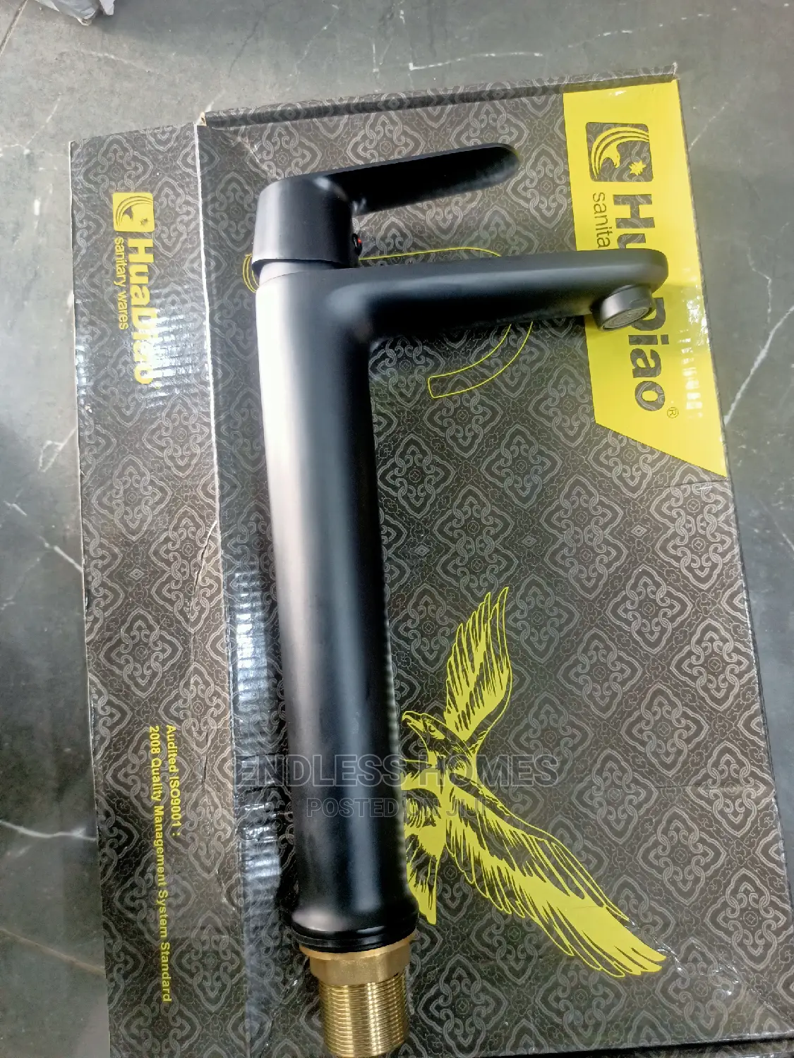 Black Basin Mixer Tap