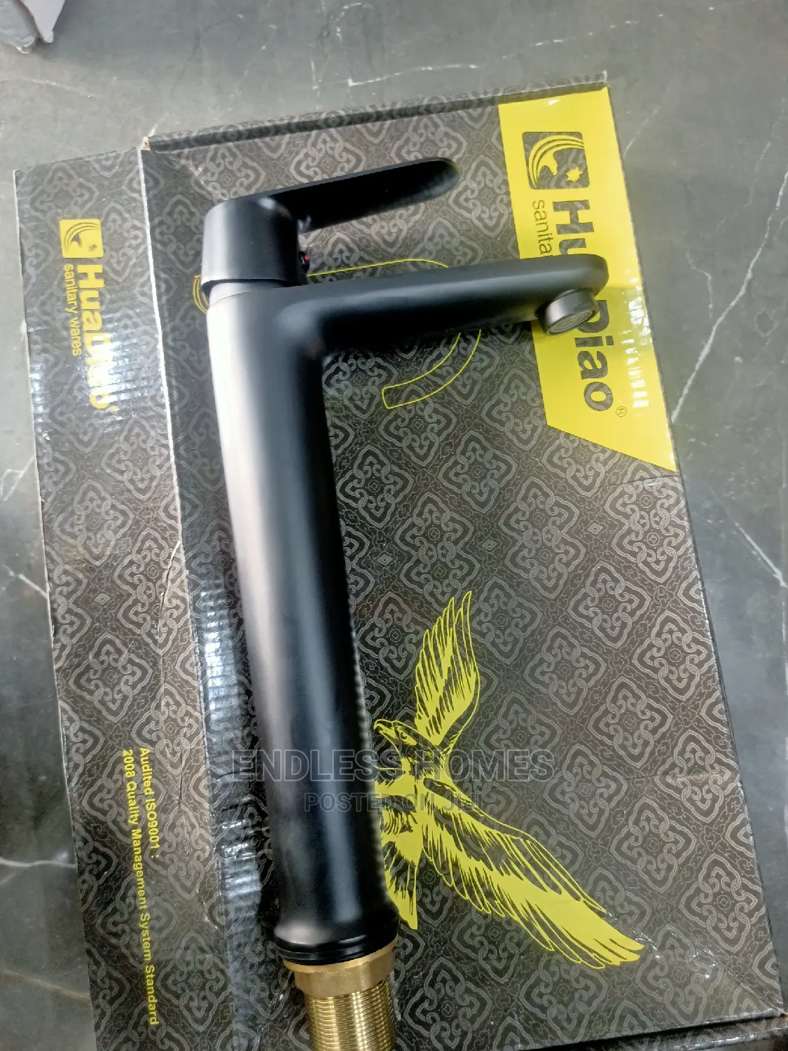 Black Basin Mixer Tap