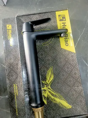 Black Basin Mixer Tap