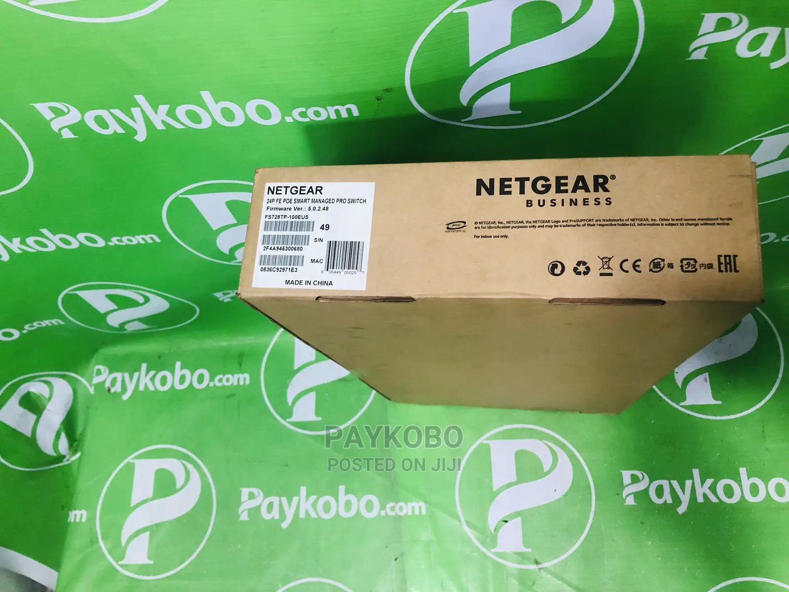 Netgear 24p Fe Poe Smart Managed Pro Switch Fs728tp 100eus