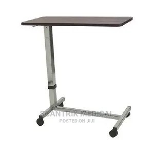 Overbed Table for Medical or In-Home Use | Height Adjustable
