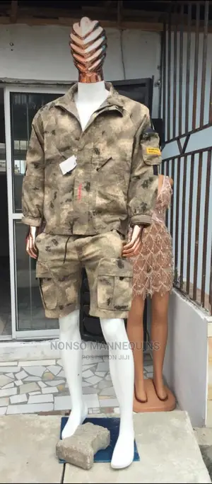 Rose Gold and White Body Male Fibre Mannequin