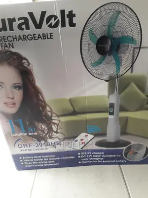 Duravolt Rechargeable Fan