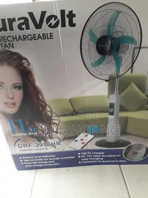 Duravolt Rechargeable Fan