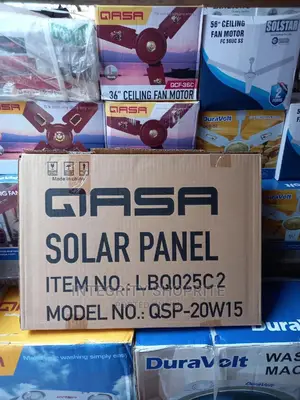 Qasa 20watts 12v/15v Mono Solar Panel (For Rechargeable Fans