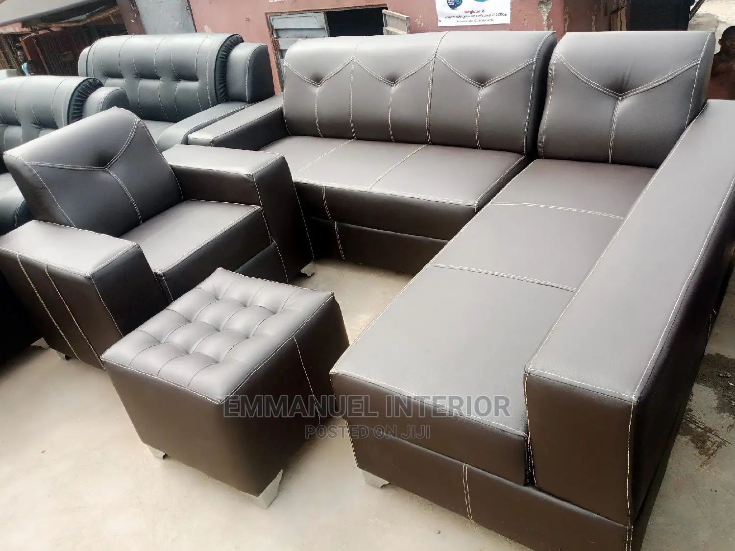 A 7 Seater Sofa, With an Automan