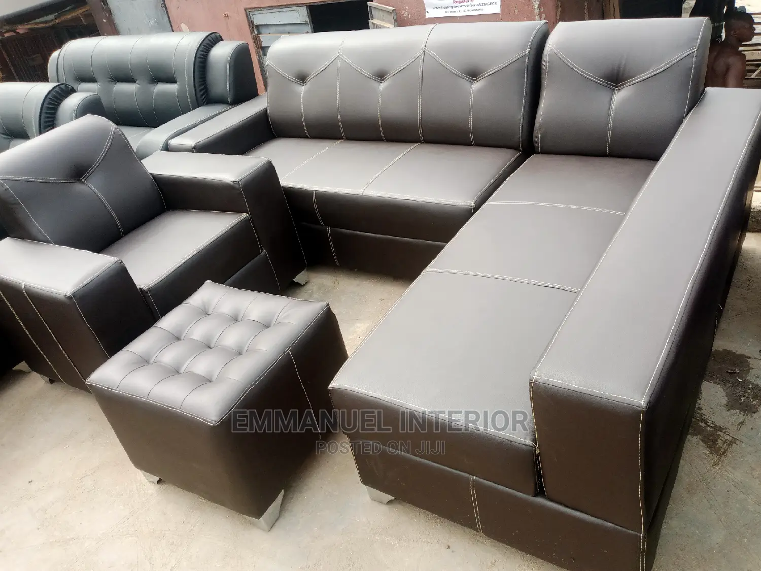 A 7 Seater Sofa, With an Automan