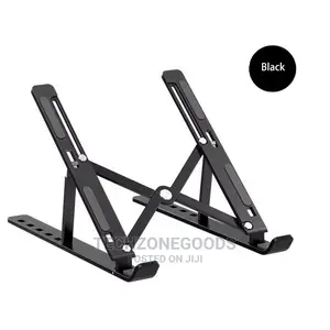 Black Aluminium Alloy Laptop Stand