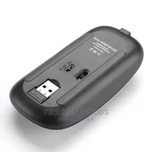 Wireless Rechargeable Mouse Black (Dual Mode Connection)