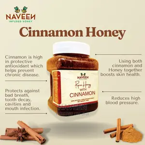 Raw Unrefined Honey With Cinnamon