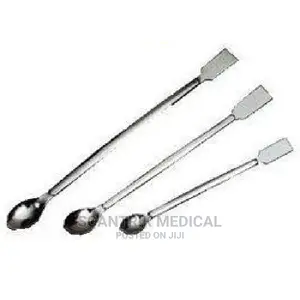Steel Lab Mixing Double End Reagent Sampling Spoon Spatula