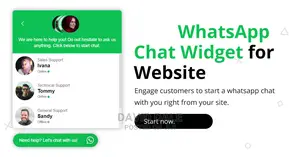 Whatsapp Chat Widget-Turn Your Web Visitors to Phonecontacts