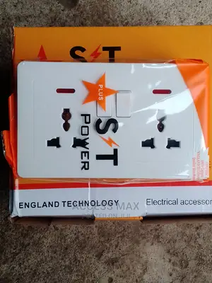 13amps Double Socket . (White Body)