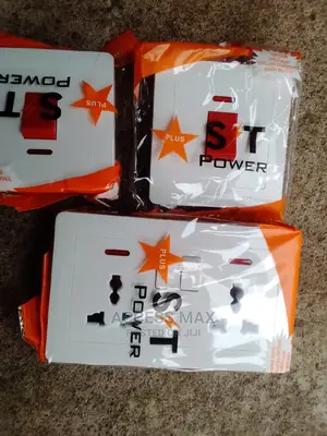 13amps Double Socket White Body) High Quality. Switch.