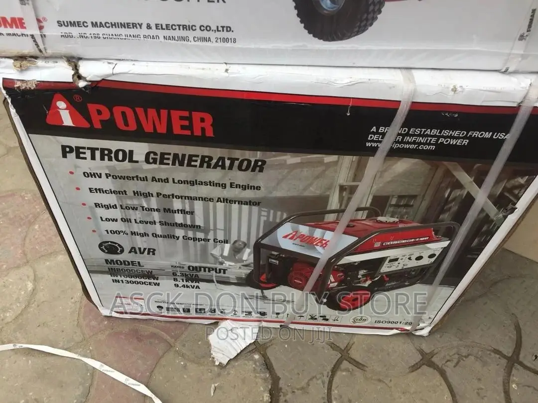 9.4kva Ipower Generator 100% Copper Wire