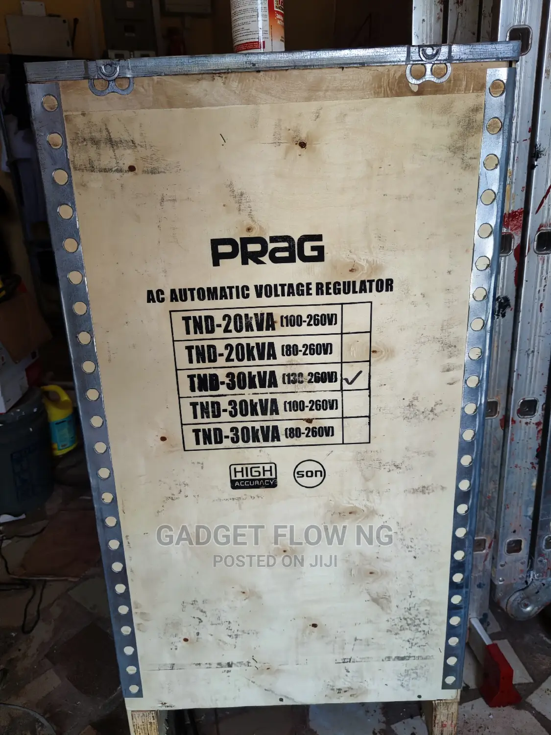 Prag 30KVA (130v - 260v) Servo Stabilizer