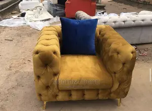 Modern Tufted Single Seater Sofa Up for Grab