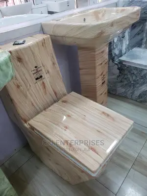Water Closet Wooden Colored Executive