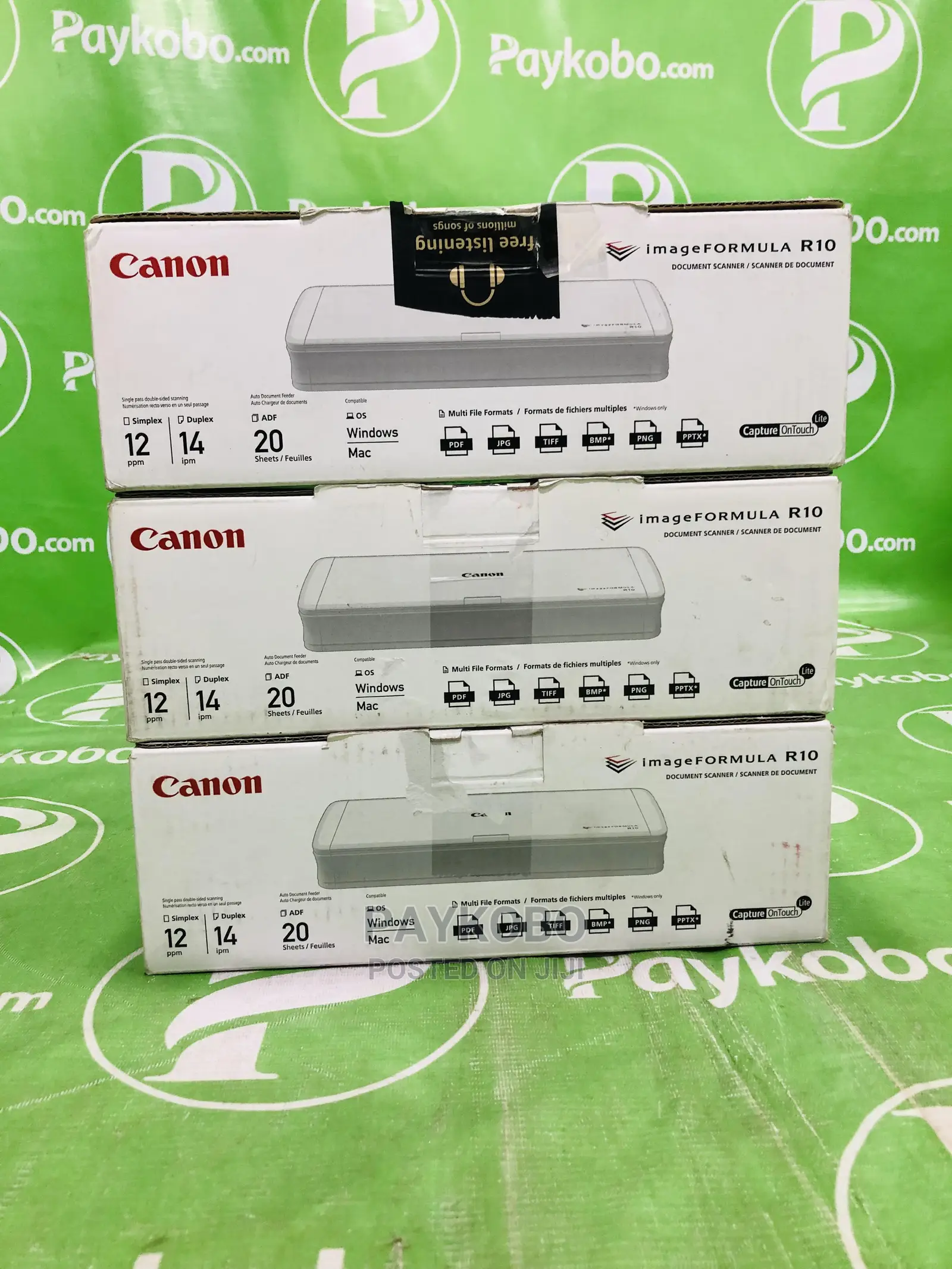 Canon Imageformula R10 Document Scanner