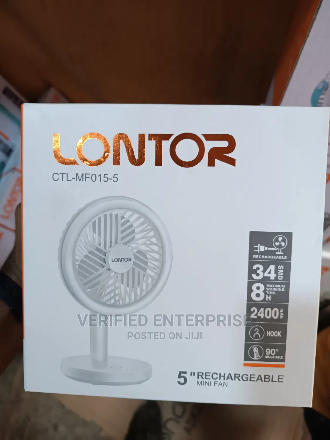 Lontor Mini Rechargeable Fan