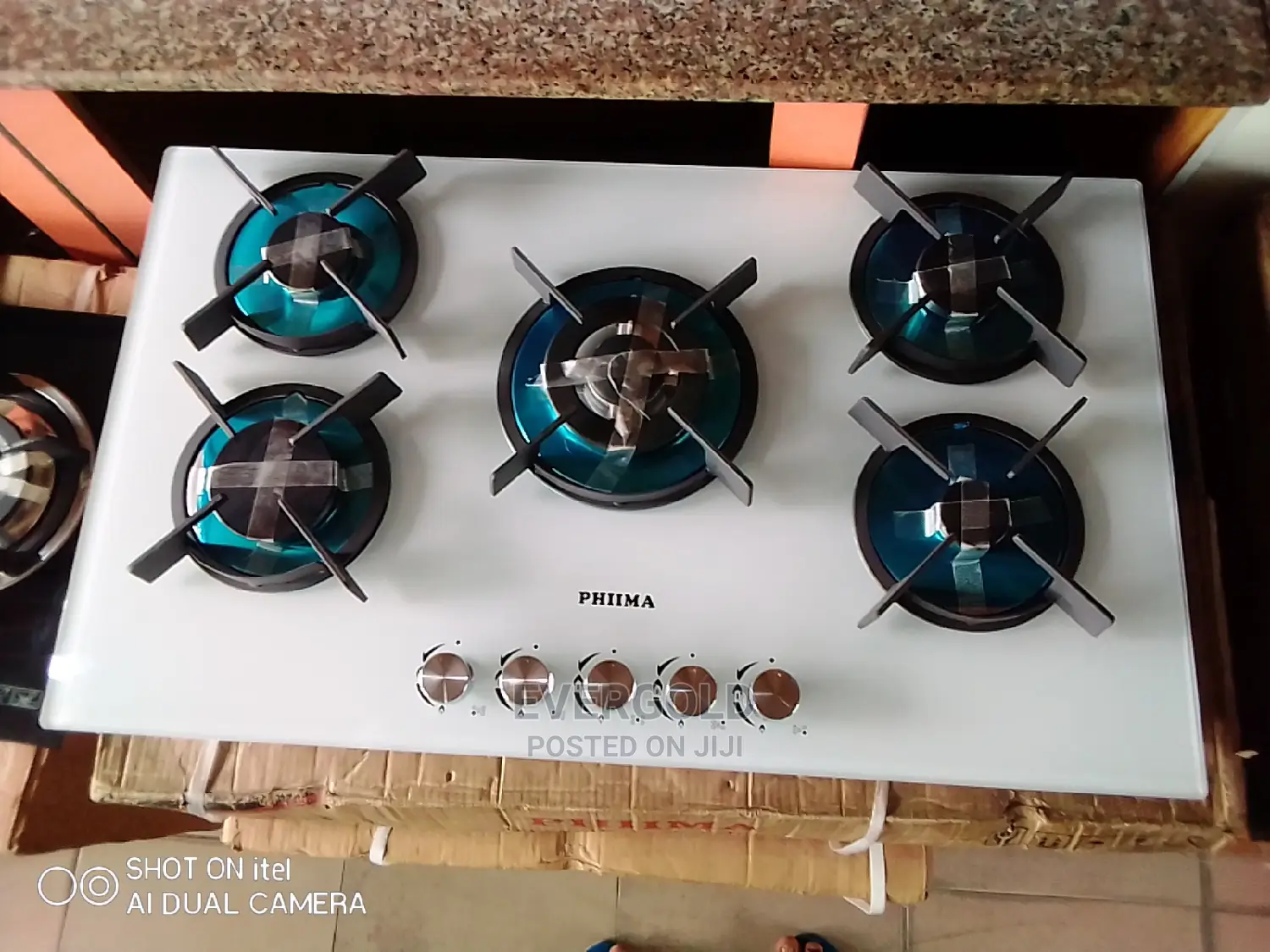 5 Burners Glass All Gas Available