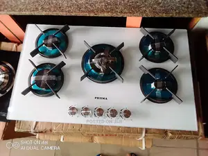 5 Burners Glass All Gas Available